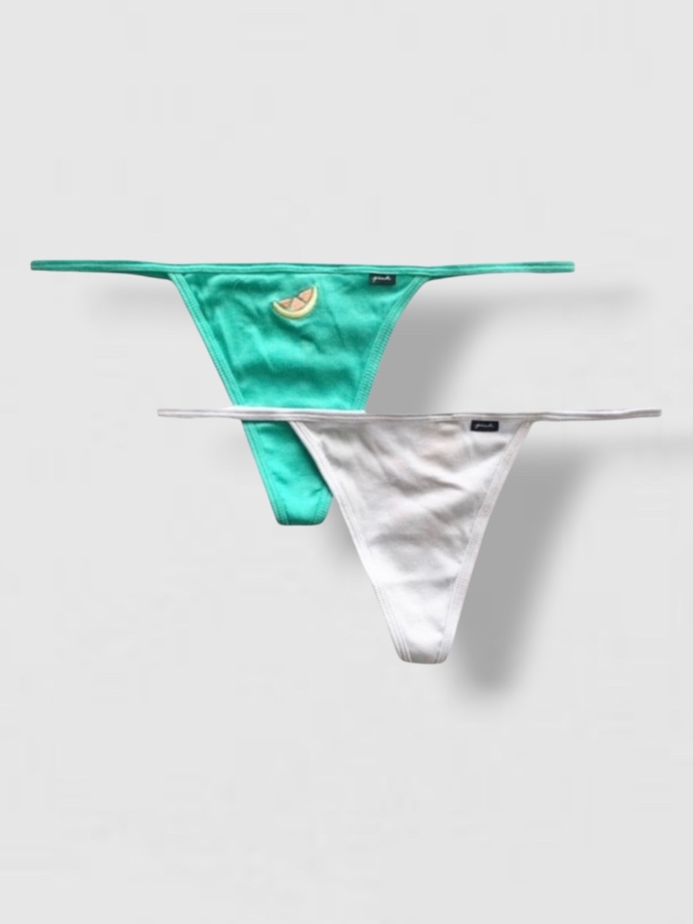 Victoria’s Secret 2pk V-string Panties Lot of 2 XXL New